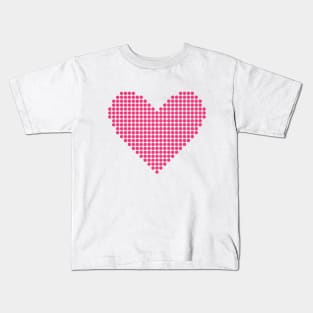 pink heart Kids T-Shirt